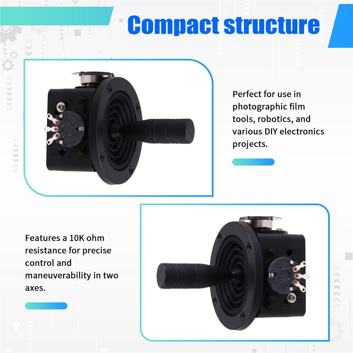 Potentiometer 10K - A72Z ジョイスティック ポテンショメータ -D202X-R4 10K オーム