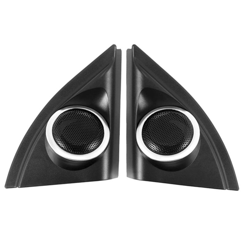 Tweeter - 車のドアパネルオーディオホーンカバーツイータートリプルコーナースピーカーラウドスピーカーカバートリムトヨタヴィオスヤリス 2013-2019-X59A