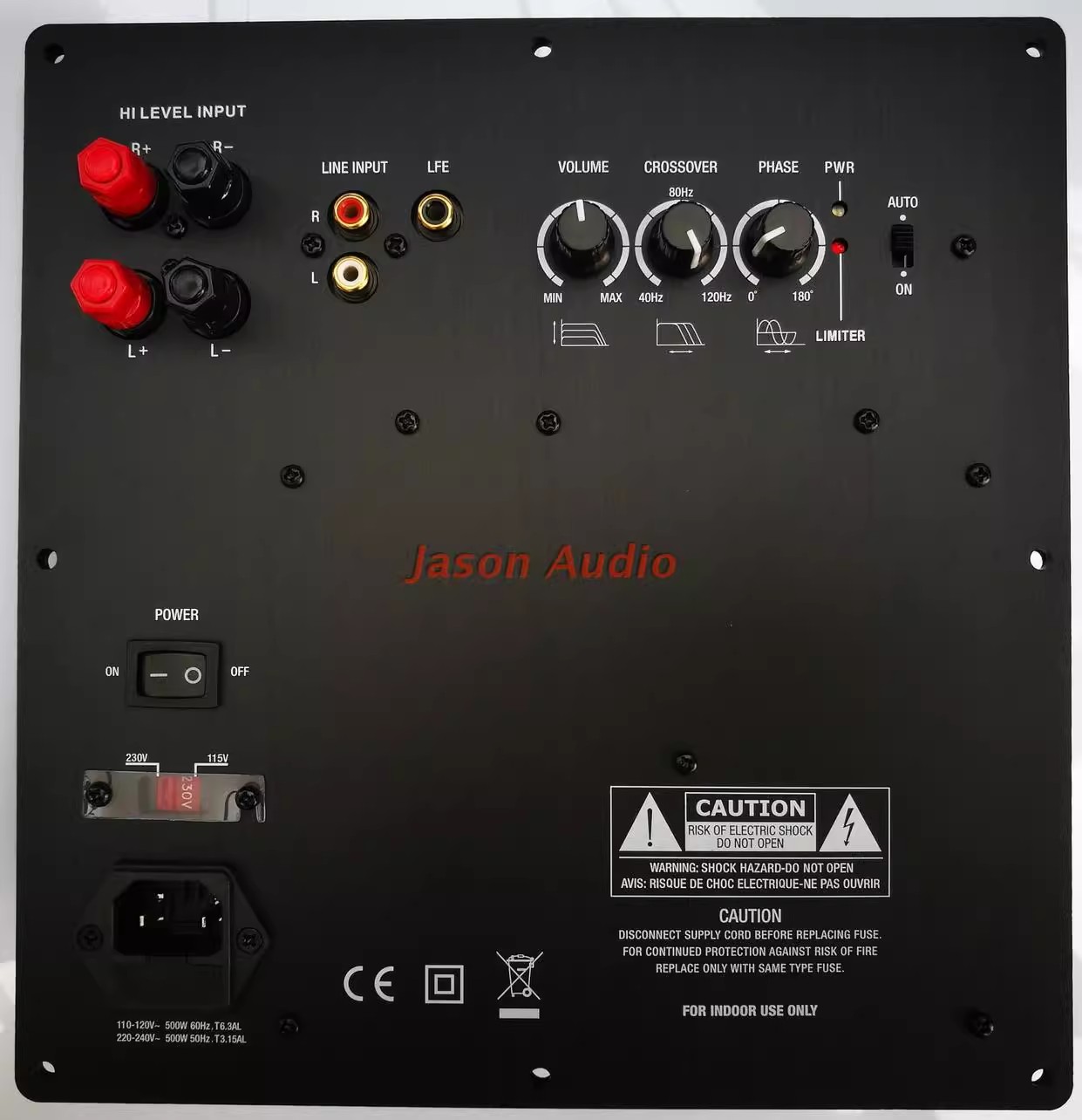 Class D Amplifier - 500 ワットクラス D デジタルパワーアンプモジュール、サブウーファーアンプボードサブウーファーボード
