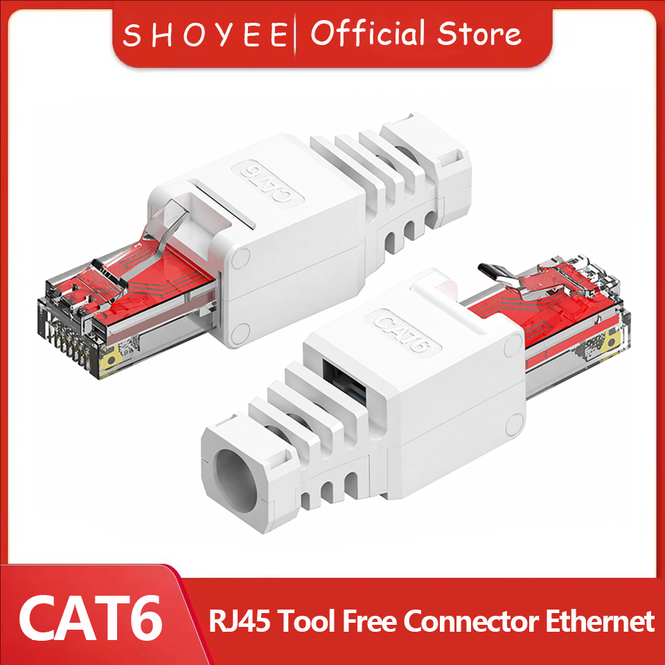 Rj45 Jack - ギガビットツール不要 RJ45 CAT6 コネクタ イーサネット終端プラグ、23AWG～26AWG ケーブル