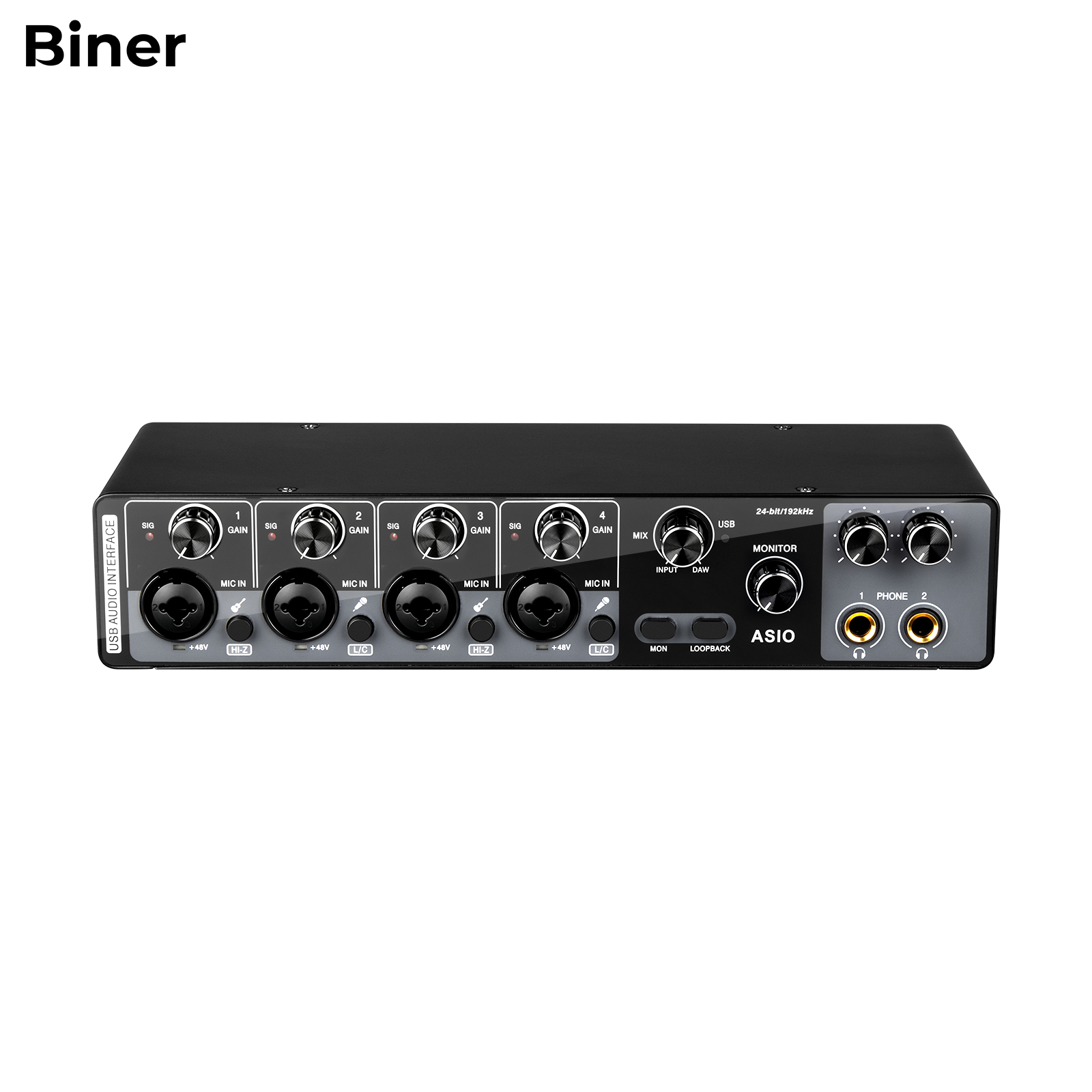 Audio Interface - 工場価格 MQ44 プロフェッショナル 24bit 192kHz オーディオインターフェース
