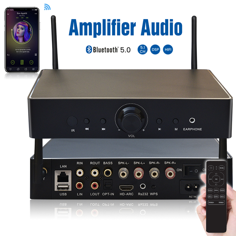 Class D Amplifier - WA60 60W*2 ESS9023 WiFi HiFiステレオ クラスD