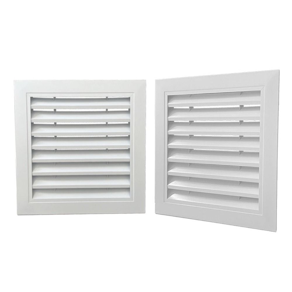 Ventilation Grille Aluminum - 新しいアルミ合金製エアベントグリル、白い正方形のリターンエアグリル、ゲーブルベント天井用
