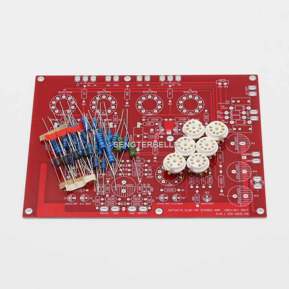 HiFi EL84 +ECF80 ステレオプッシュプル真空管 - Audio Amplifier Board のレビューと価格