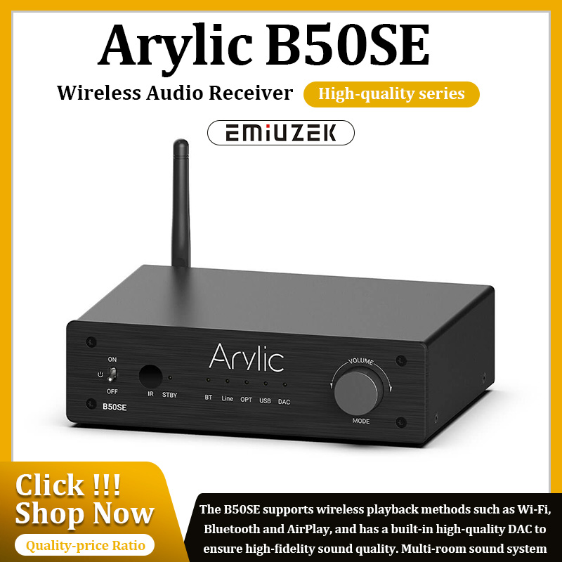 Arylic-B50 SE Bluetooth ステレオオー - Class D Amplifier のレビューと価格