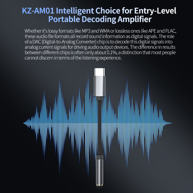 KZ AM01 -オーディオアダプター,32ビット/3.5  - Audio Dac のレビューと価格