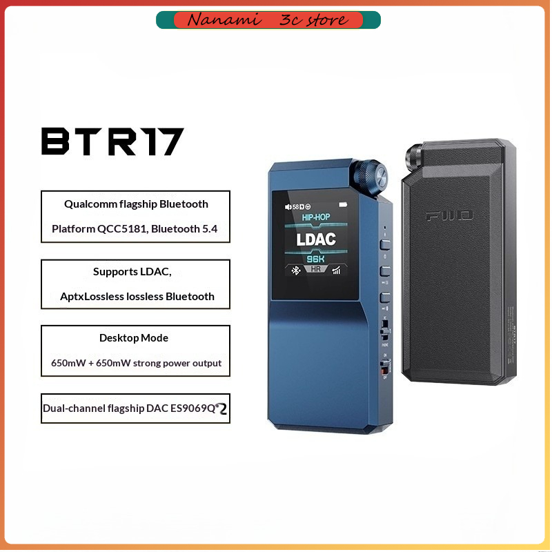 FiiO BTR17 ポータブル Bluetooth デコー - Sbc Audio Amplifier のレビューと価格