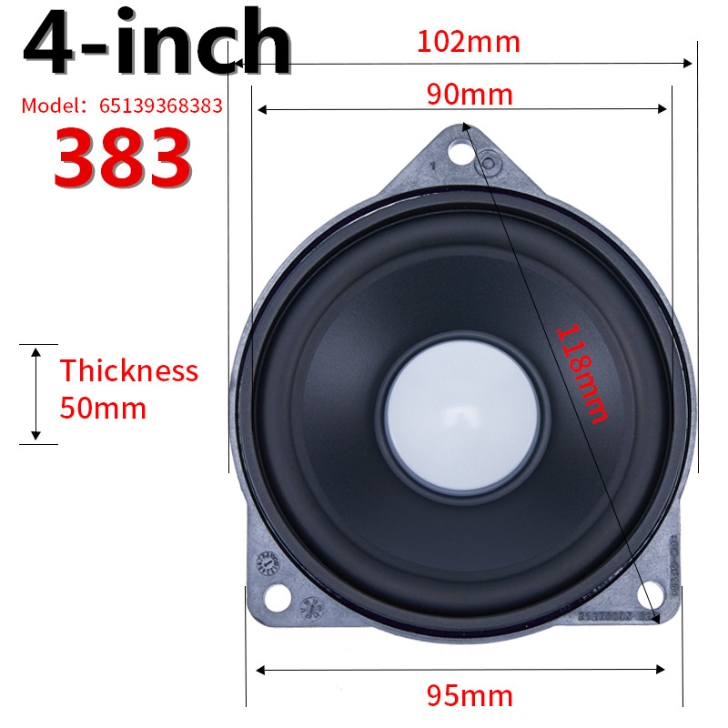 車用ミッドレンジスピーカーツイーターキット 4インチ BMW - Speaker Kit のレビューと価格
