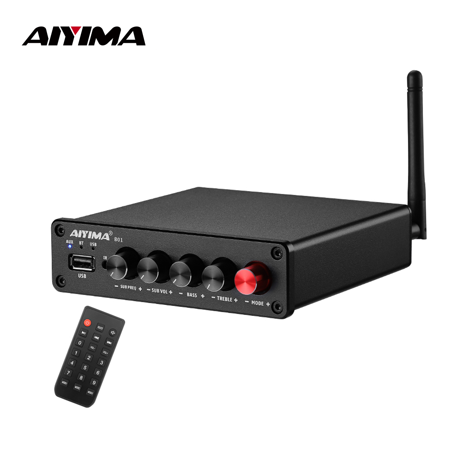 AIYIMA B01 Bluetoothパワーアンプ 2.1 - Es9018 Dac のレビューと価格