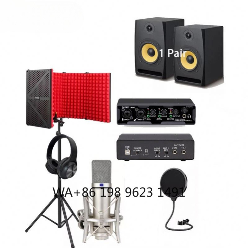 プロ仕様録音機器キット スタジオスピーカー マイク ヘッドセ - Speaker Kit のレビューと価格