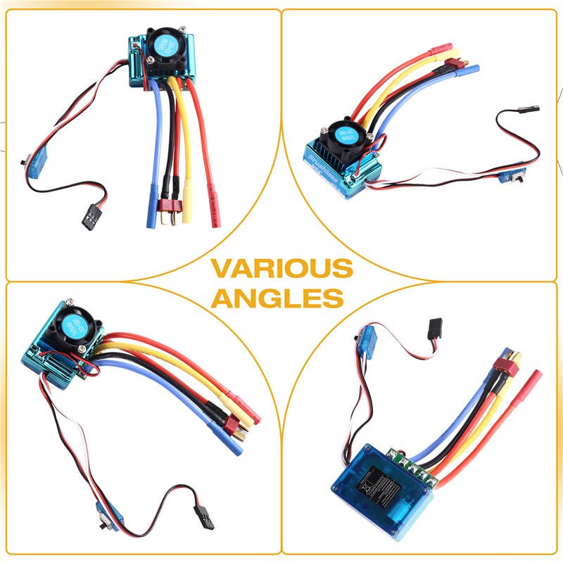 B78B：60AブラシレスESC（電子スピードコントローラー - Banana Plug のレビューと価格