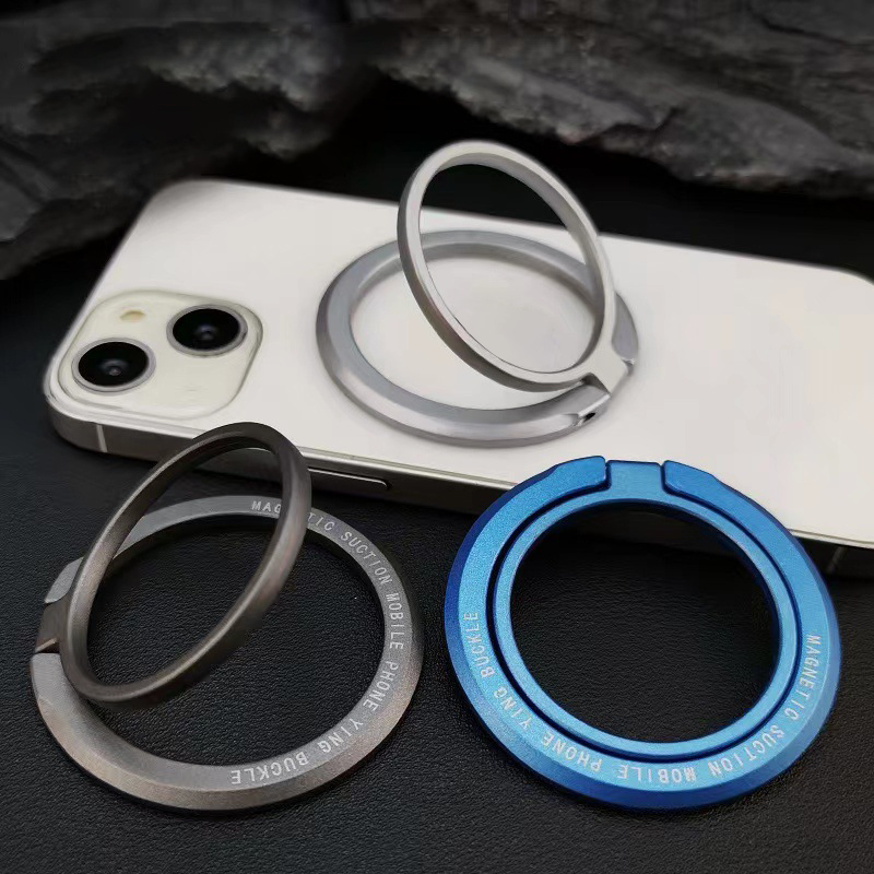 マグネット式スマホリングホルダー 360度回転 °   Ma - Knob Aluminum のレビューと価格