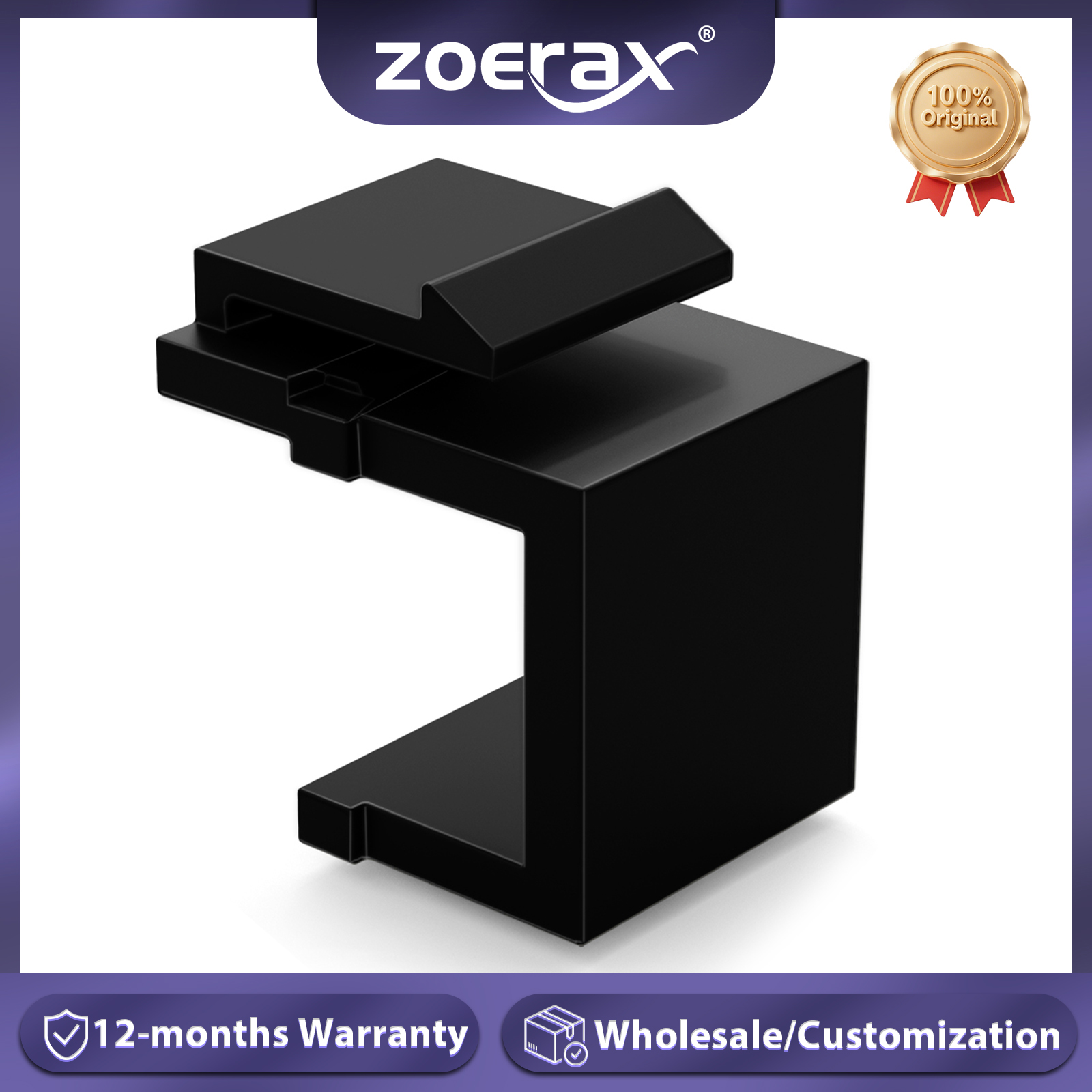 Zoerax-ブランクキーストーンジャックインサート、ウォー - Rj45 Jack のレビューと価格