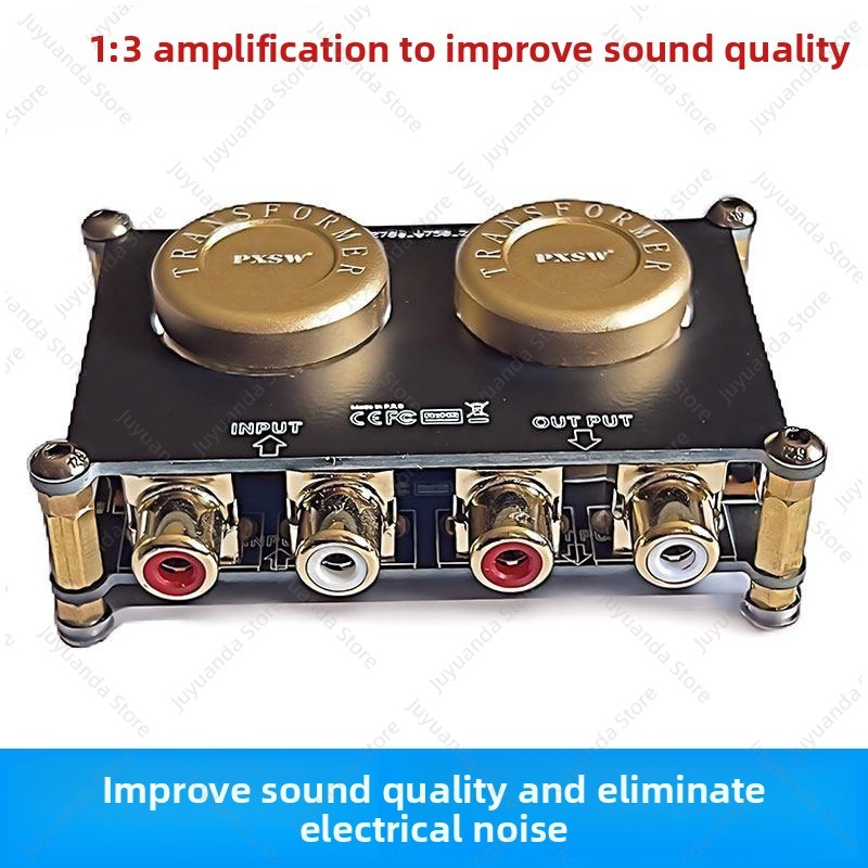 AV103 オーディオアイソレーター、昇圧トランス、パッシブ - Passive Preamp のレビューと価格