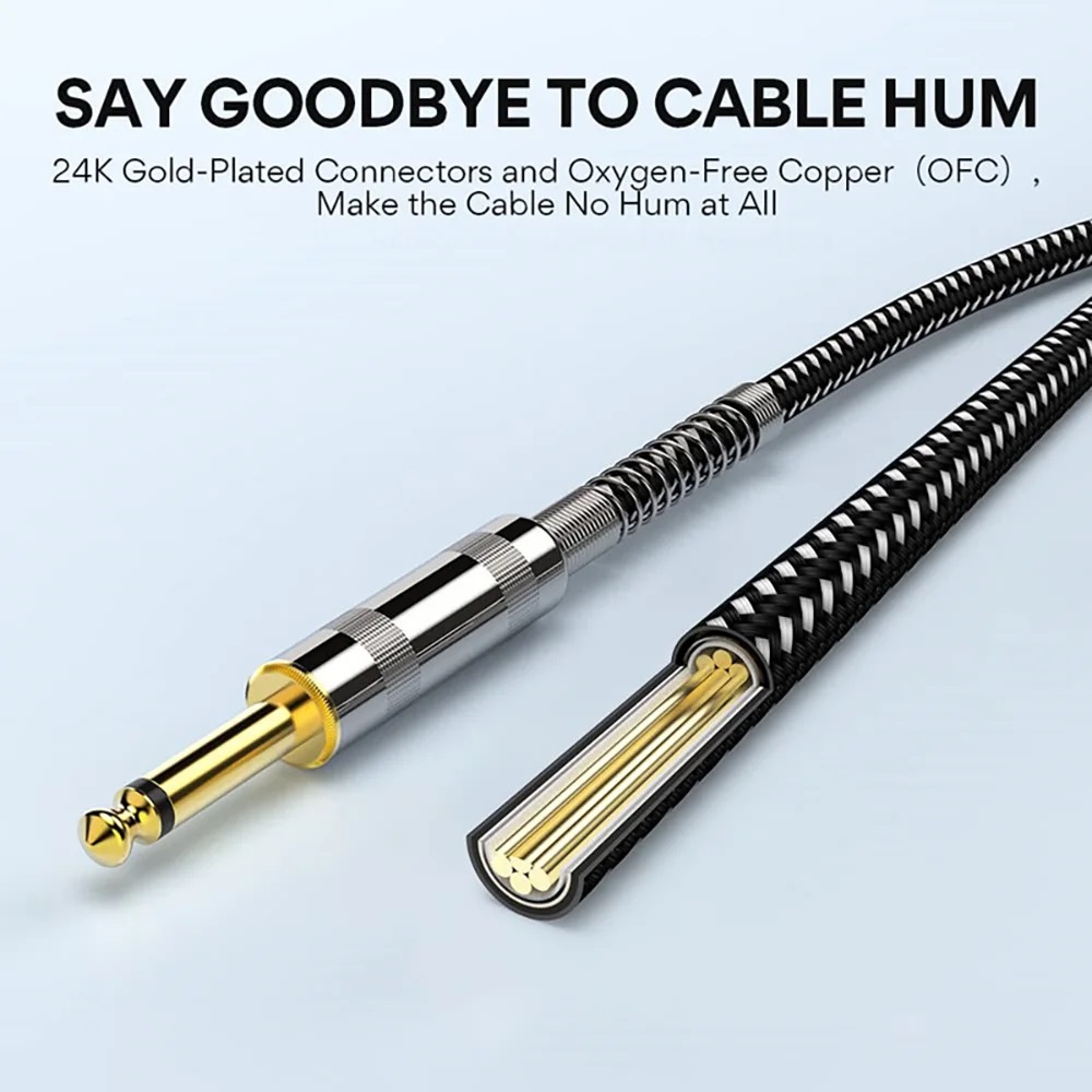 6.35mmオーディオケーブル TRS 1/4インチ 6.5 - Trs Cable のレビューと価格