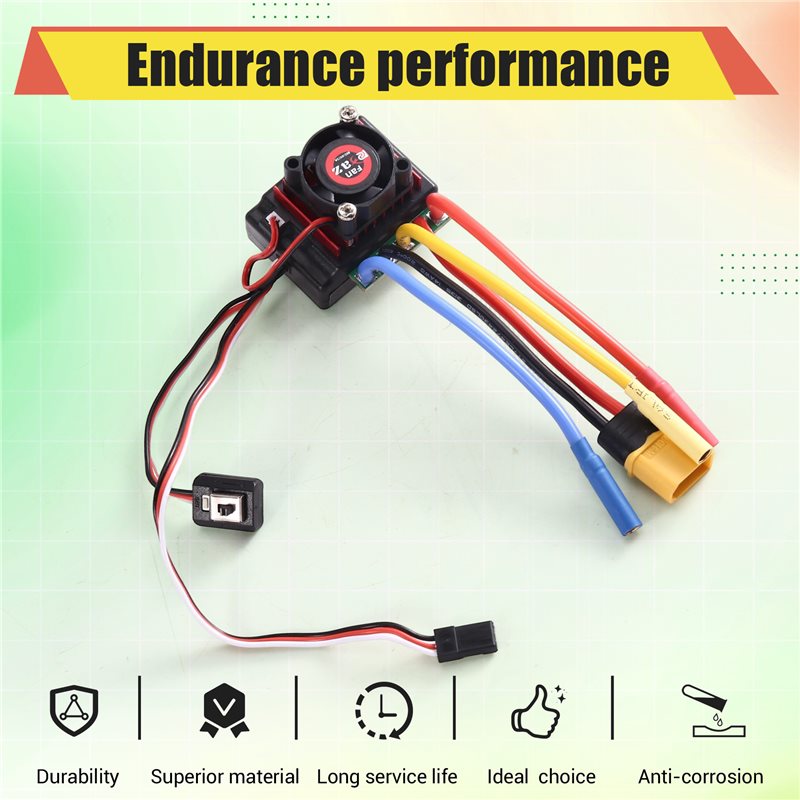 AINY-60A ブラシレス ESC スピードコントローラー - Banana Plug のレビューと価格