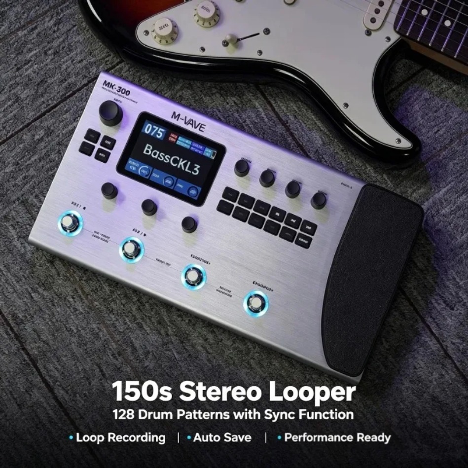 M-VAVE MK-300 ワイヤレスギターアンプモデラープ - Audio Interface のレビューと価格