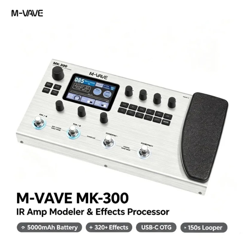 M-VAVE MK-300 ワイヤレスギターアンプモデラープ - Audio Interface のレビューと価格