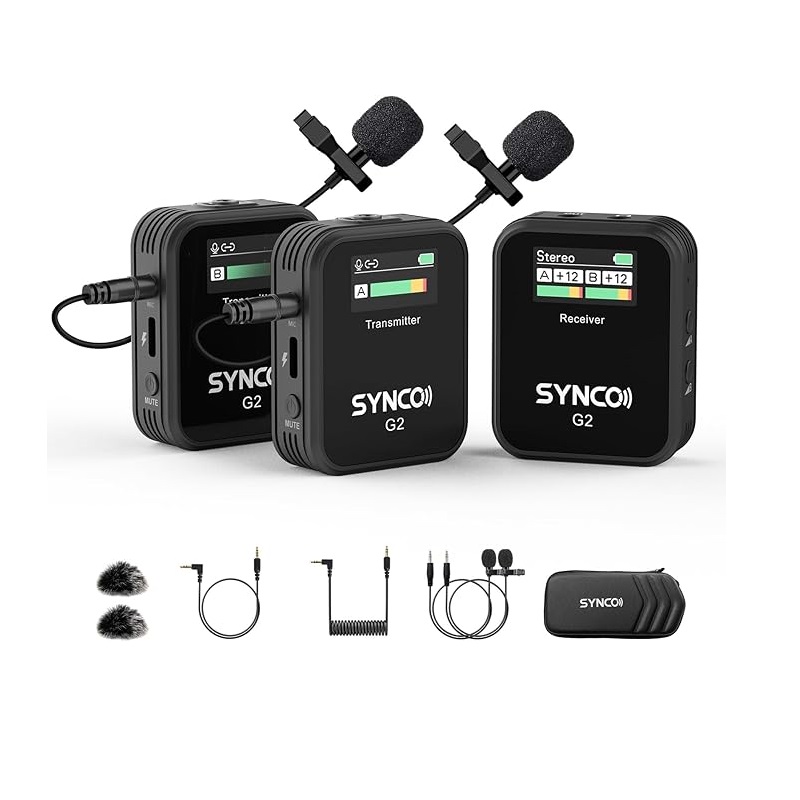 SYNCO ワイヤレスラベリアマイク、G2(A2) 2.4G - Microphone Capsule のレビューと価格