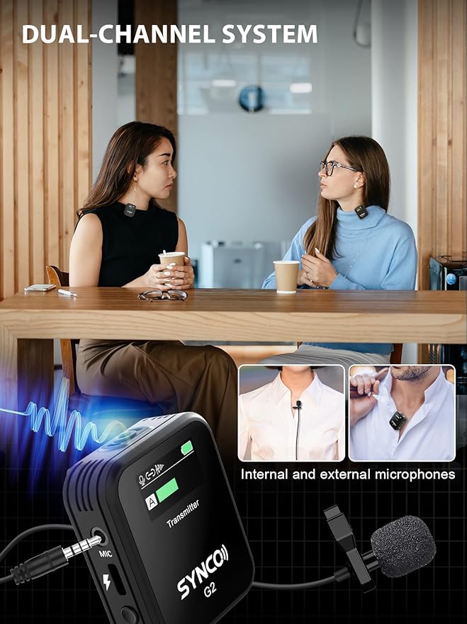SYNCO ワイヤレスラベリアマイク、G2(A2) 2.4G - Microphone Capsule のレビューと価格