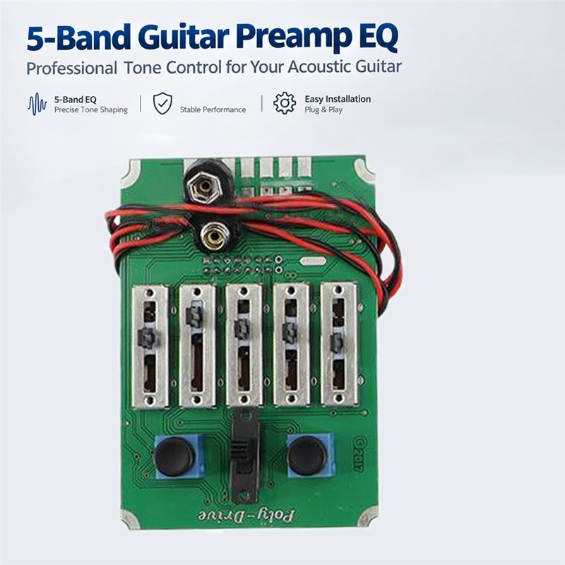 A06F：アクティブ/パッシブ切り替え式5バンドEQピエゾピ - Passive Preamp のレビューと価格