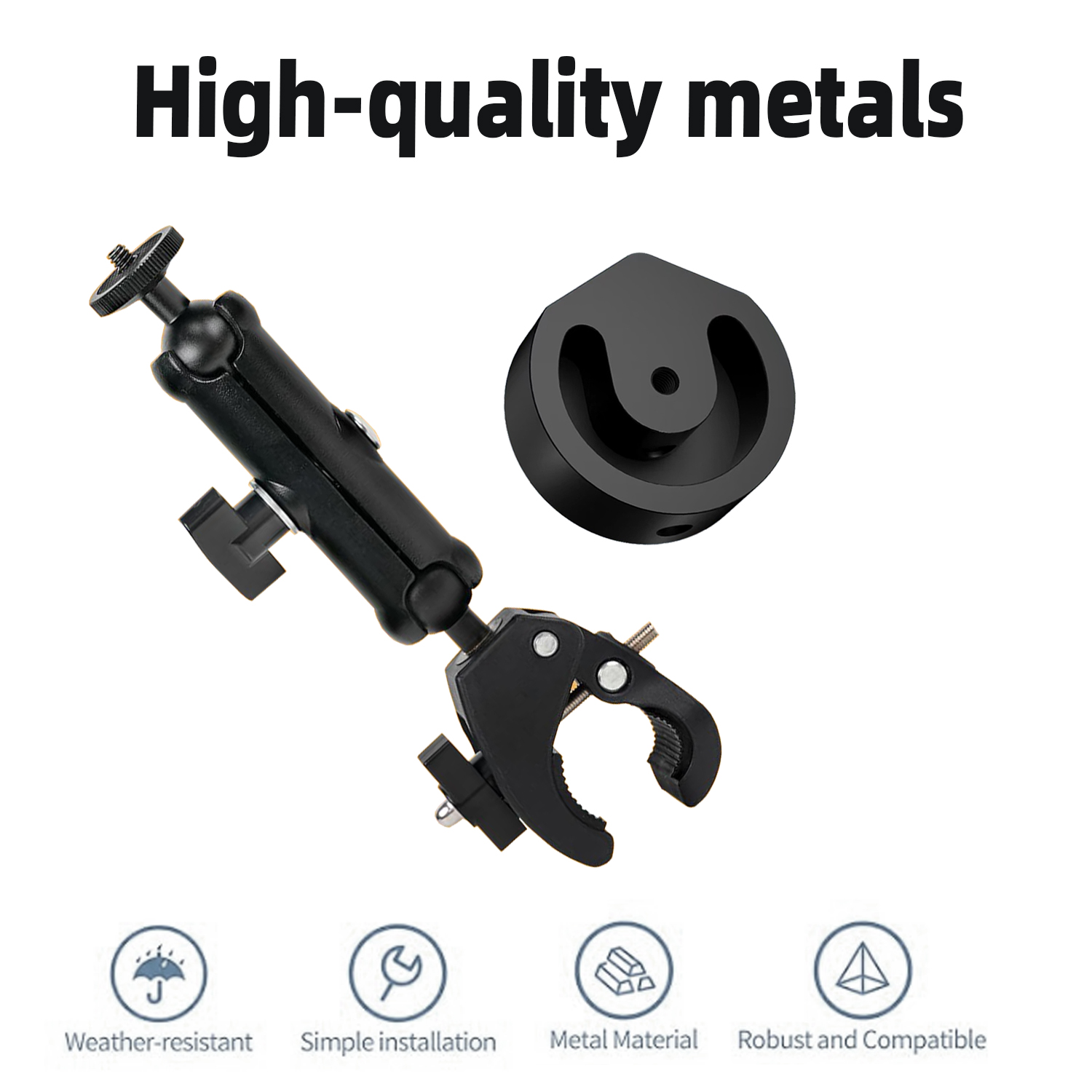 スターリンクブラケット調整可能360度回転 °   スターリ - Knob Aluminum のレビューと価格