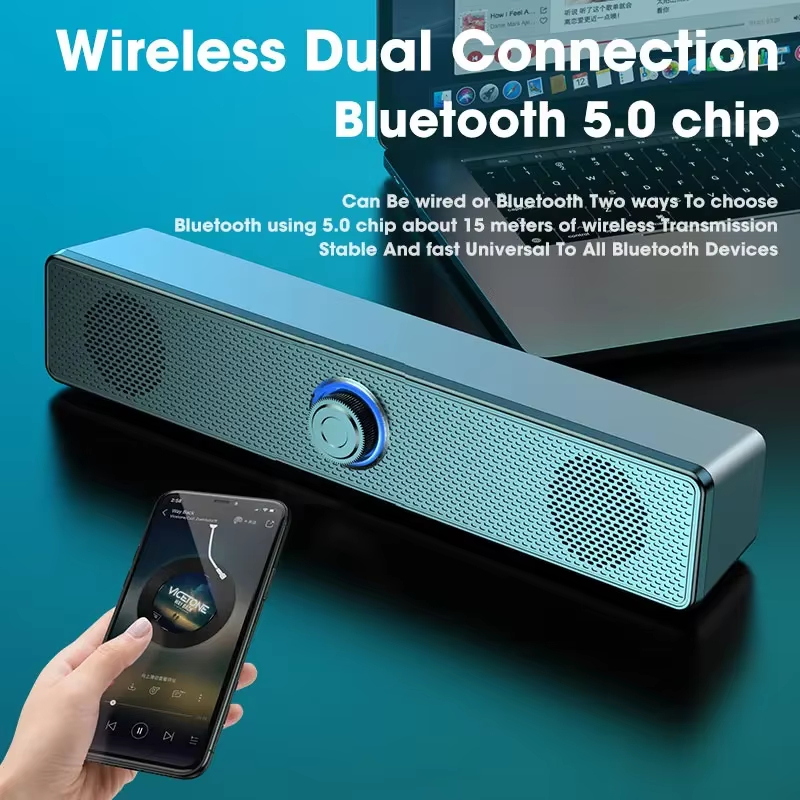 Bluetooth 5.0 4D サラウンド サウンドバー  - Speaker Driver のレビューと価格