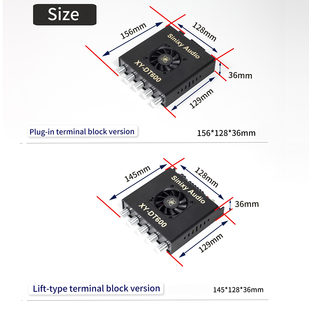 XY Dt600 2.1CH Bluetoothパワーアンプ - Es9018 Dac のレビューと価格