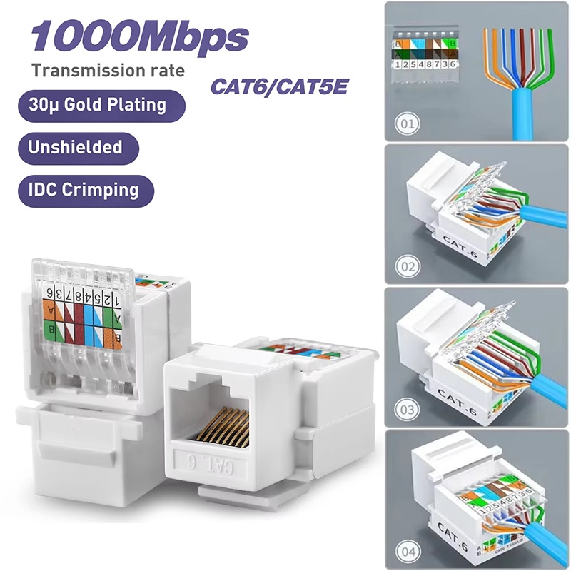 RJ45ネットワークモジュール、ネットワークソケット、包括的 - Rj45 Jack のレビューと価格