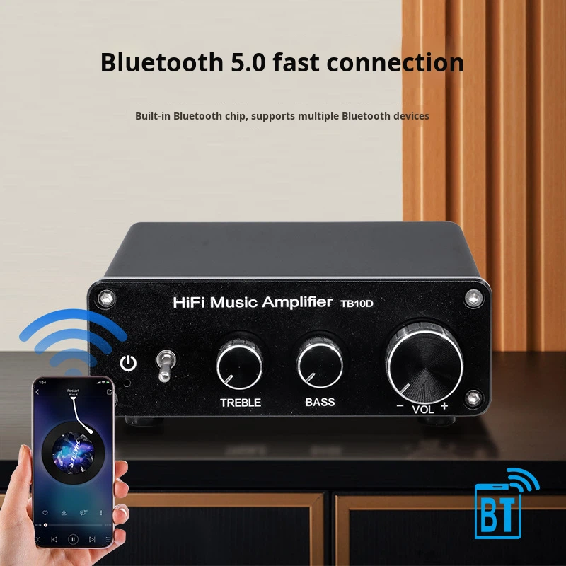 ステレオオーディオデジタルアンプレシーバーミニHi-Fiクラ - Class D Amplifier のレビューと価格