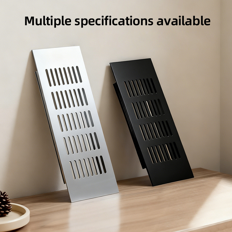 2個入り 50/80mm幅 アルミ製長方形キャビネット/ワー - Ventilation Grille Aluminum のレビューと価格