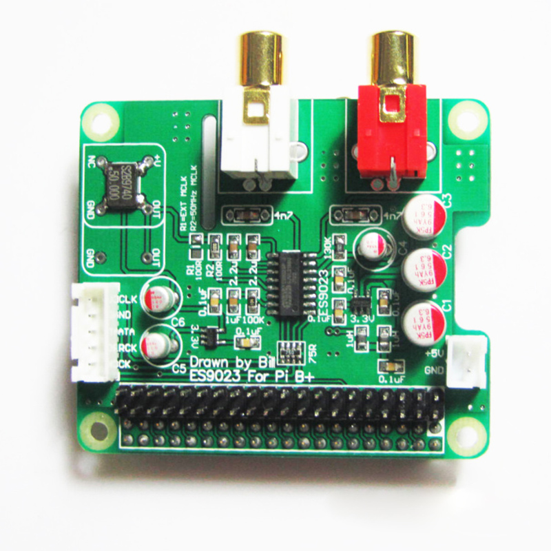 I2S hifi dacデジタルオーディオサウンドカードES - Audio Dac のレビューと価格