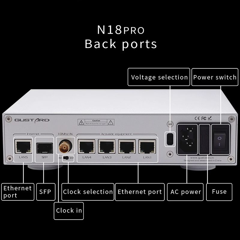 Gustard-n18およびn18proネットワークイーサネ - Audio Interface のレビューと価格