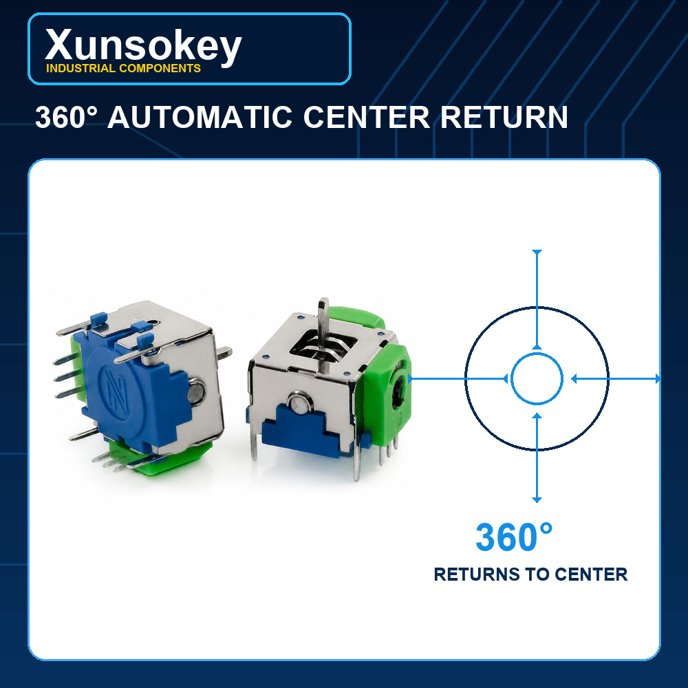 大型3Dジョイスティックポテンショメーター、360度 °   - Potentiometer 10K のレビューと価格