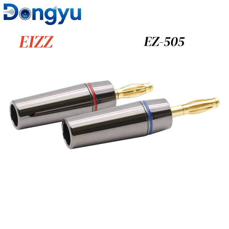 EIZZ EZ-505 金メッキ純銅製バナナプラグ、スピーカ - Banana Plug のレビューと価格