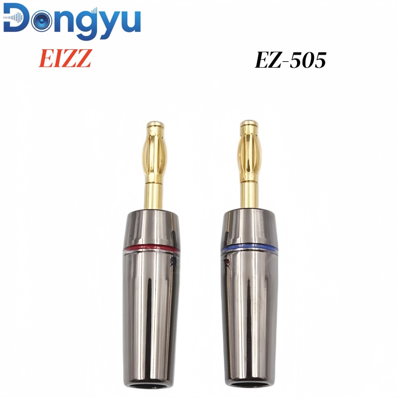 EIZZ EZ-505 金メッキ純銅製バナナプラグ、スピーカ - Banana Plug のレビューと価格