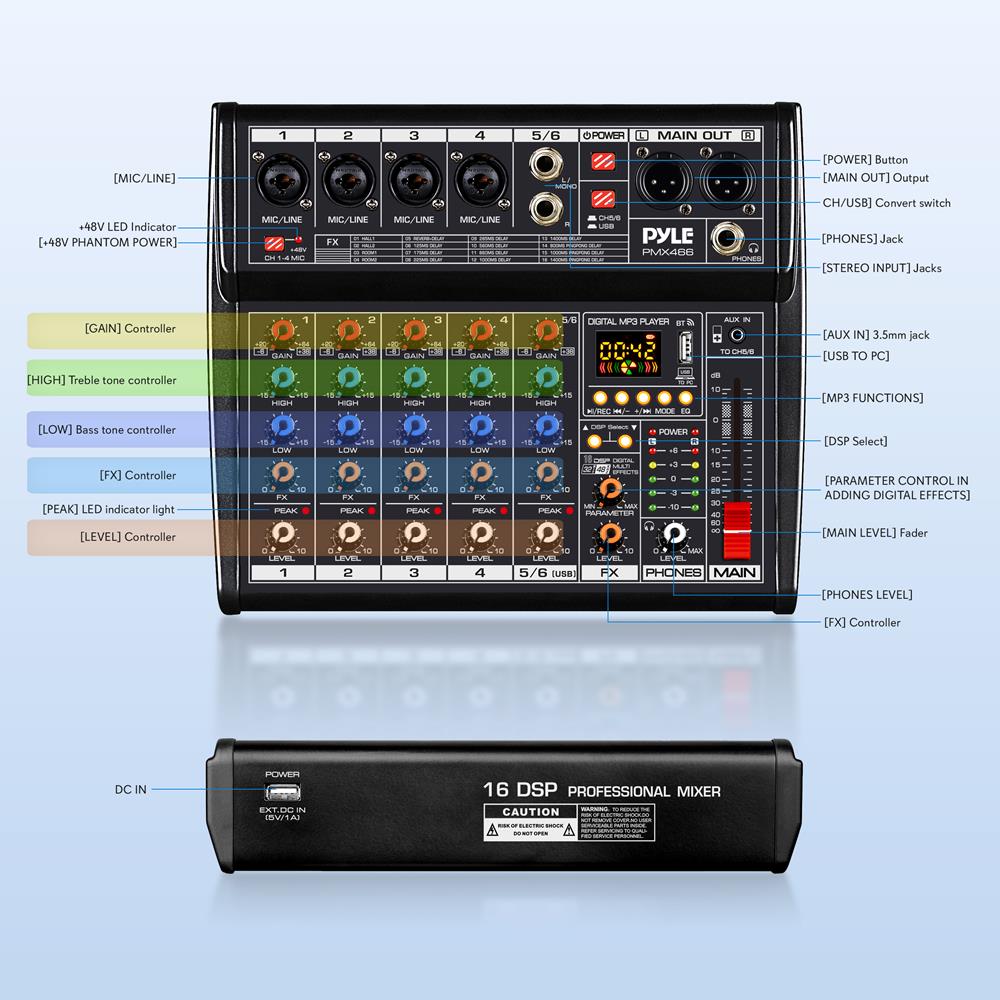 コンパクトオーディオミキサー プロオーディオインターフェース - Audio Interface のレビューと価格