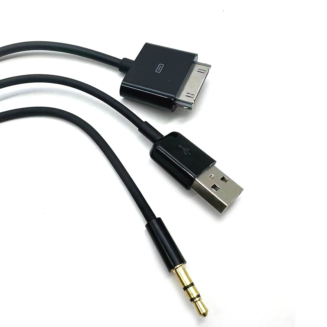 1 個 30 ピン - 3.5 ミリメートル車用 AUX オ - Audio Jumper Wire のレビューと価格