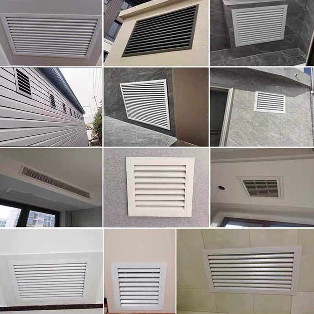 新しいアルミ合金製エアベントグリル、白い正方形のリターンエア - Ventilation Grille Aluminum のレビューと価格