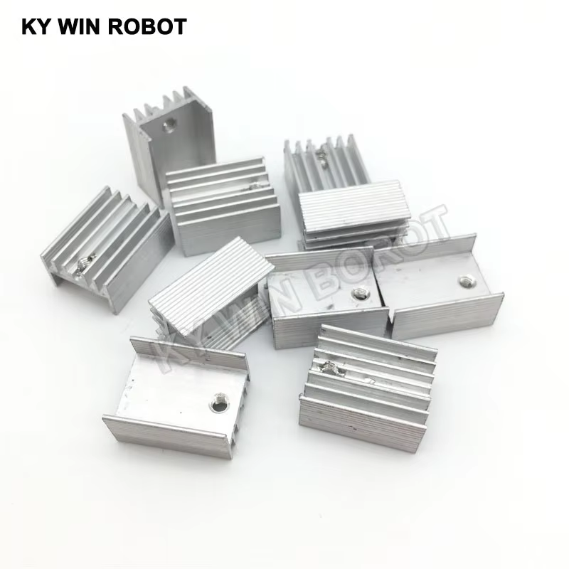 10 個アルミ TO-220 ヒートシンク TO 220 ヒ - Heatsink Aluminum のレビューと価格